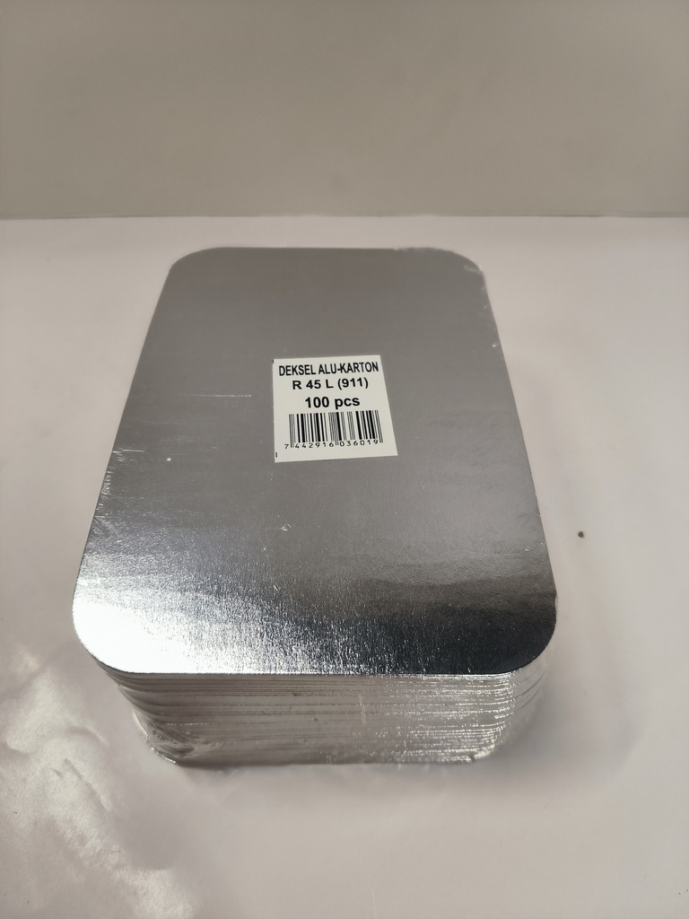 Alukarton Deksel - R45L 911LO - 100st