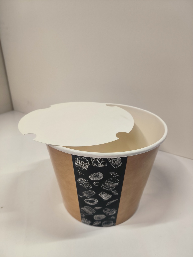 Snack Time - Bucket/SEAU L 130oz (3500ml) -200pc