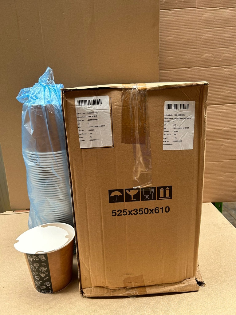 SnackTime - Bucket M 85oz (2500ml) -300st