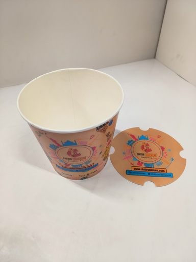[PAP2500 115] CTR - Bucket +Deksel KLEIN - 85oz 2500ML -300st