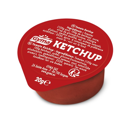 [400933] GYMA Tomatenketchup -216x20gr