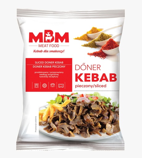 [MBM 003982] MBM - Döner Kebab (Iskender) Beef -8x1kg