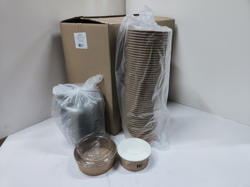 [MIO SBFRBR38O] SnackTime Saladbox L 38oz + Lid COMBI -200pc