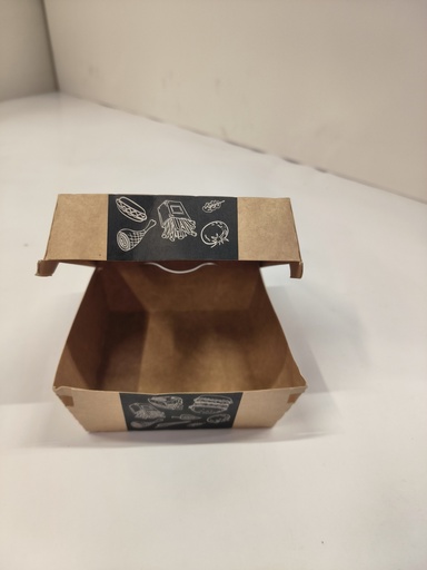 [HB711115GF] SnackTime - Hamburgerbox 11,5x11,5x8 -400pc