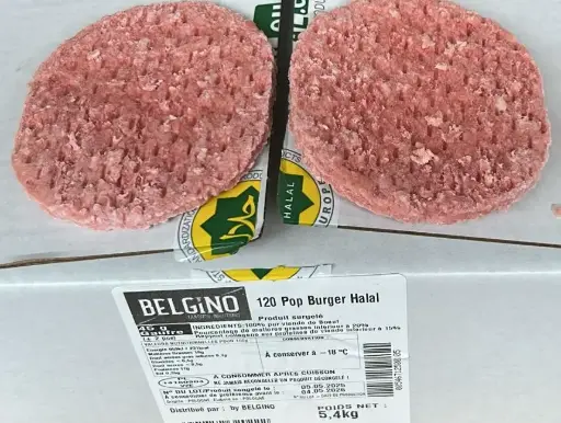 BURGER BEEF POP (45gr) -5,4kg -120pc  